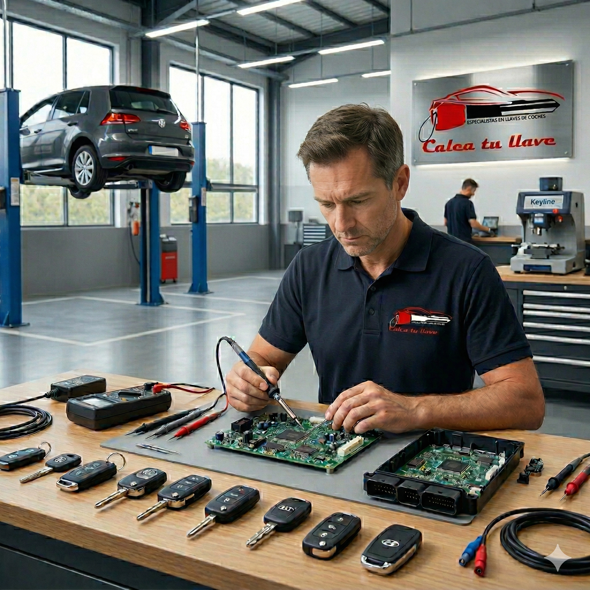 Laboratorio técnico de cerrajería del automóvil — Calca tu llave