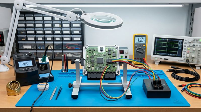 Soluciones electrónicas del automóvil — laboratorio técnico
